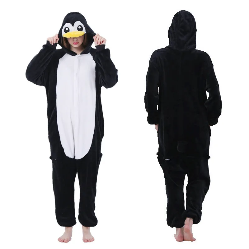 Kids Boy Girl Penguin Costume Kigurumi Cartoon Animal Halloween Fancy Children Cosplay Dress Pajama