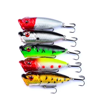 HOT DEAL ❤️ 11g classic lure 7.3cm popper fishing lure Attractive Splash water jigging lure Jig Light Jointed Vibrations water hard bait - discount item 35% OFF Sports & Entertainment