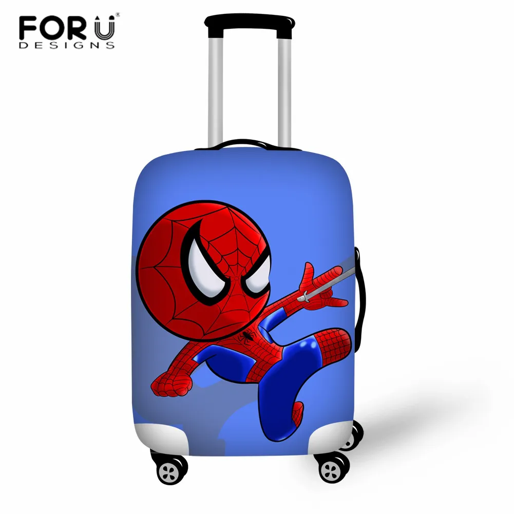 YY1150- FORUDESIGNS/Эластичный Защитный чехол для багажа с рисунком суперчеловека-паука, чехол от пыли 18-32 дюймов, чехол для багажника, аксессуары для путешествий - Цвет: YY1150-
