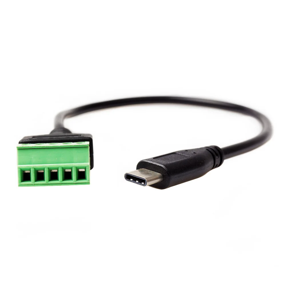 Solderfree Usb Connector Usb2.0 Version Usb3.1 Typec Green Solderless