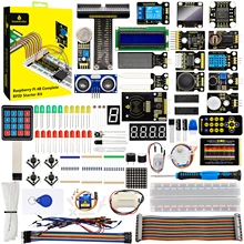 2021 novo keyestduio completo rfid starter kit para raspberry pi 4b 40 + projetos/linux & python c programação (sem placa rpi 4b)