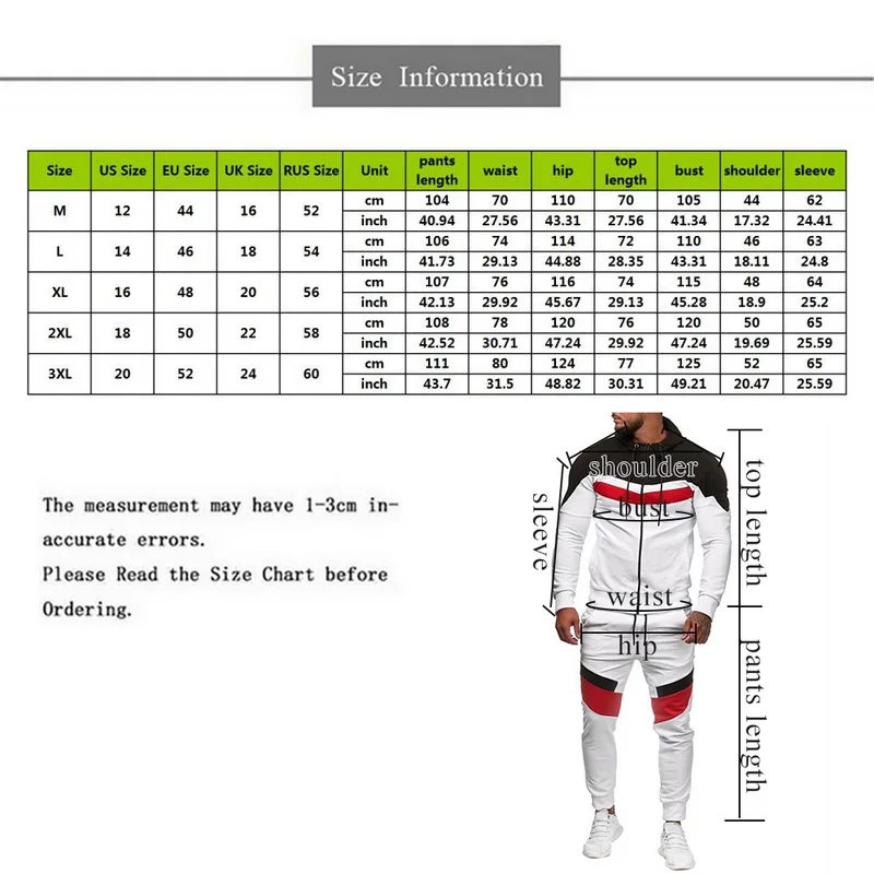Black Friday PUIMENTIUA Men Tracksuit 2020 Spring Men Casual 2 Piece Set Men Fashion Jacket and Sport Pants Set Men Casual Sports Suit