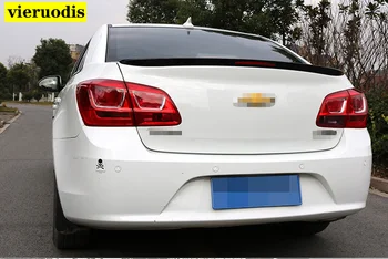 

For Chevrolet Cruze 2009 to 2014 spoiler High quality ABS primer or any color with Brake lamp car rear spoiler for Cruze