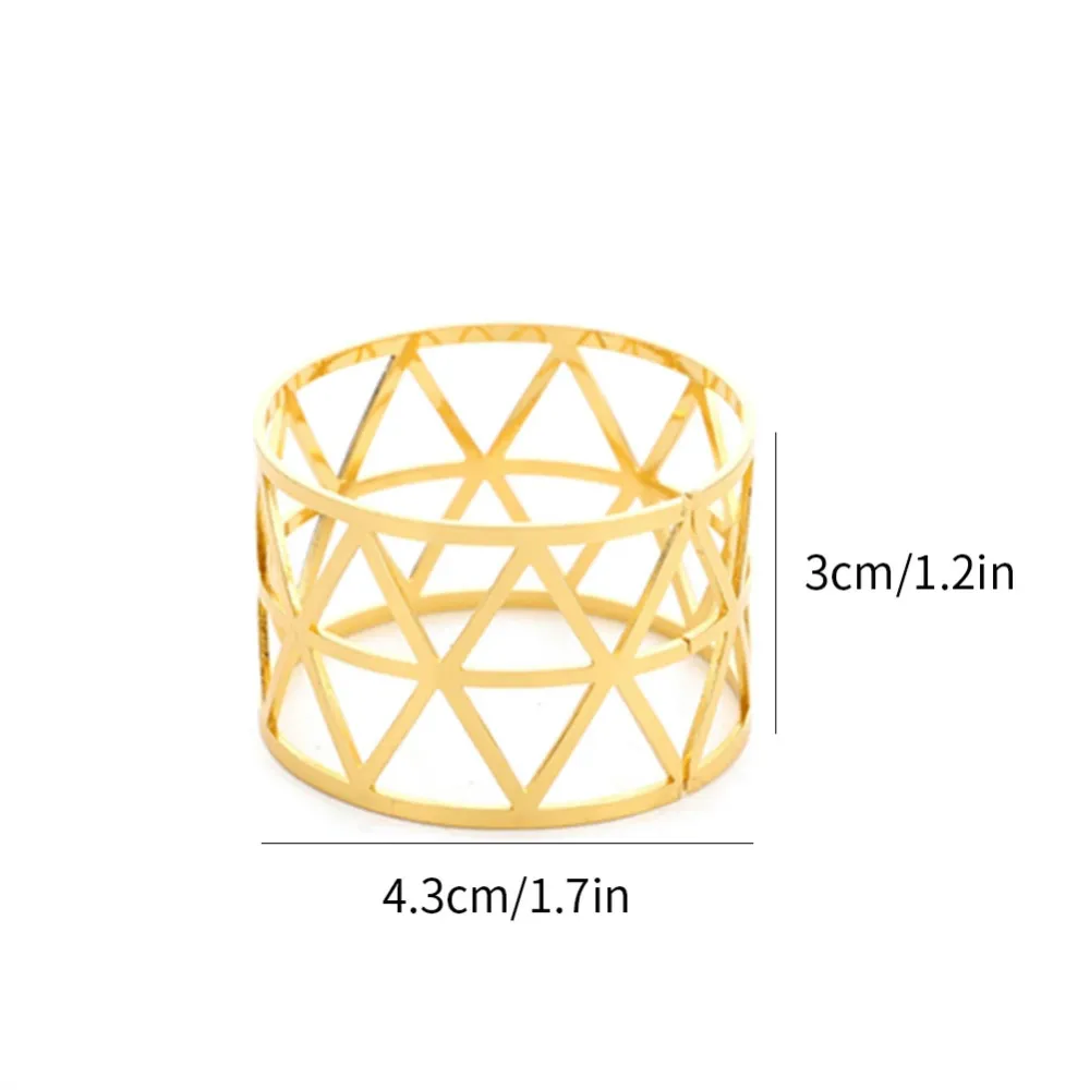 Alloy Napkin Rings Wedding Napkin Rings Decoration Ring Table Decoration Accessories For Dinner Table Party