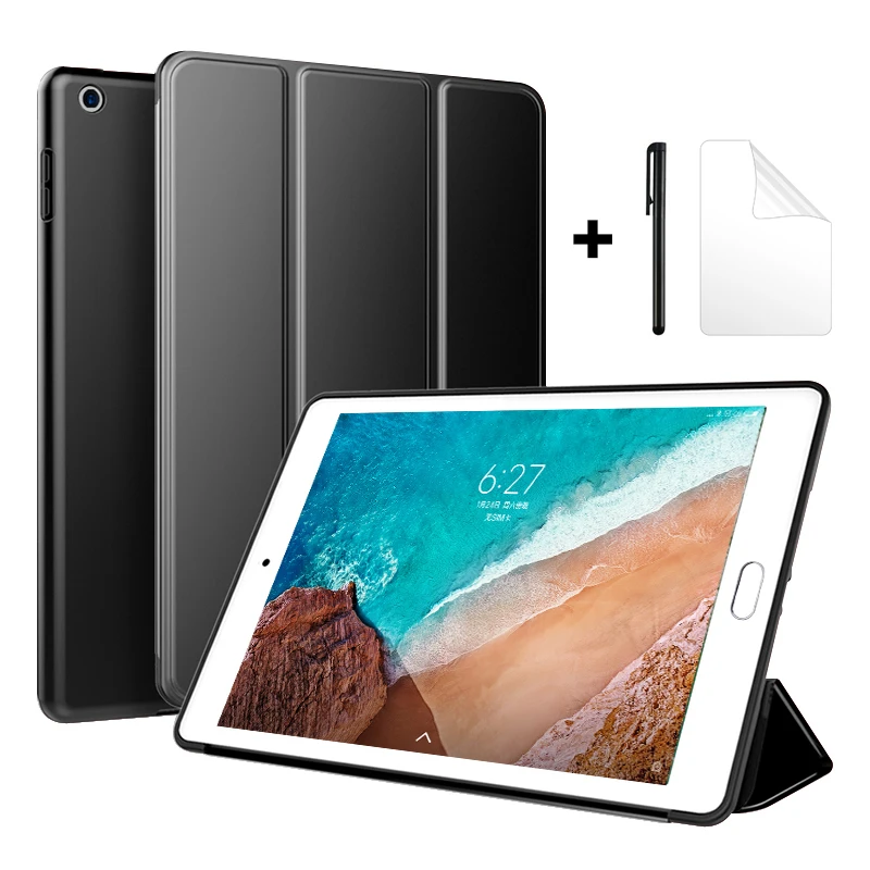

Case for Xiaomi Mi Pad 4 Plus Case Ultra Thin Magnetic Stand Silicone Soft Smart Cover for Xiaomi MiPad 4 Plus 10.1 Tablet Funda