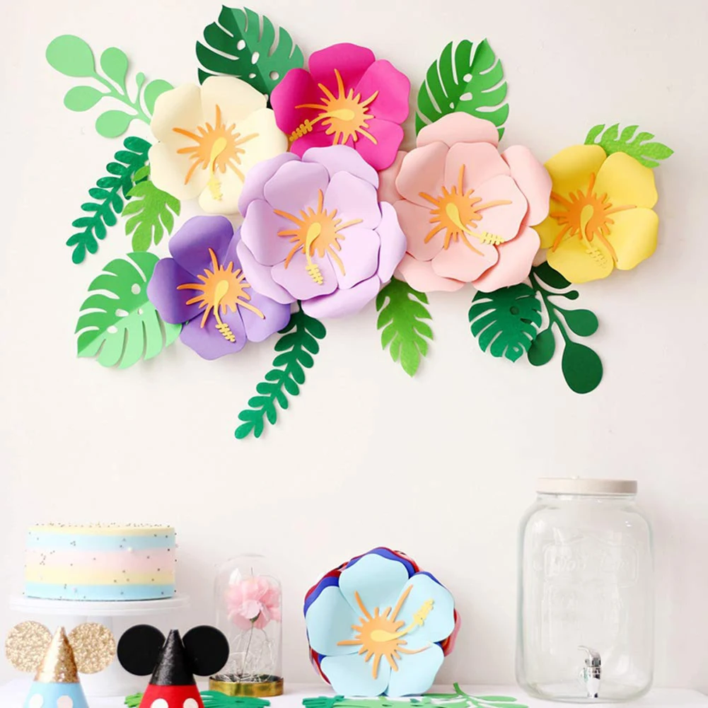 

Double-deck Paper Flower Decoration DIY Artificial Flower Party Wedding Backdrop Wall Decoration Artificial artificial flowers