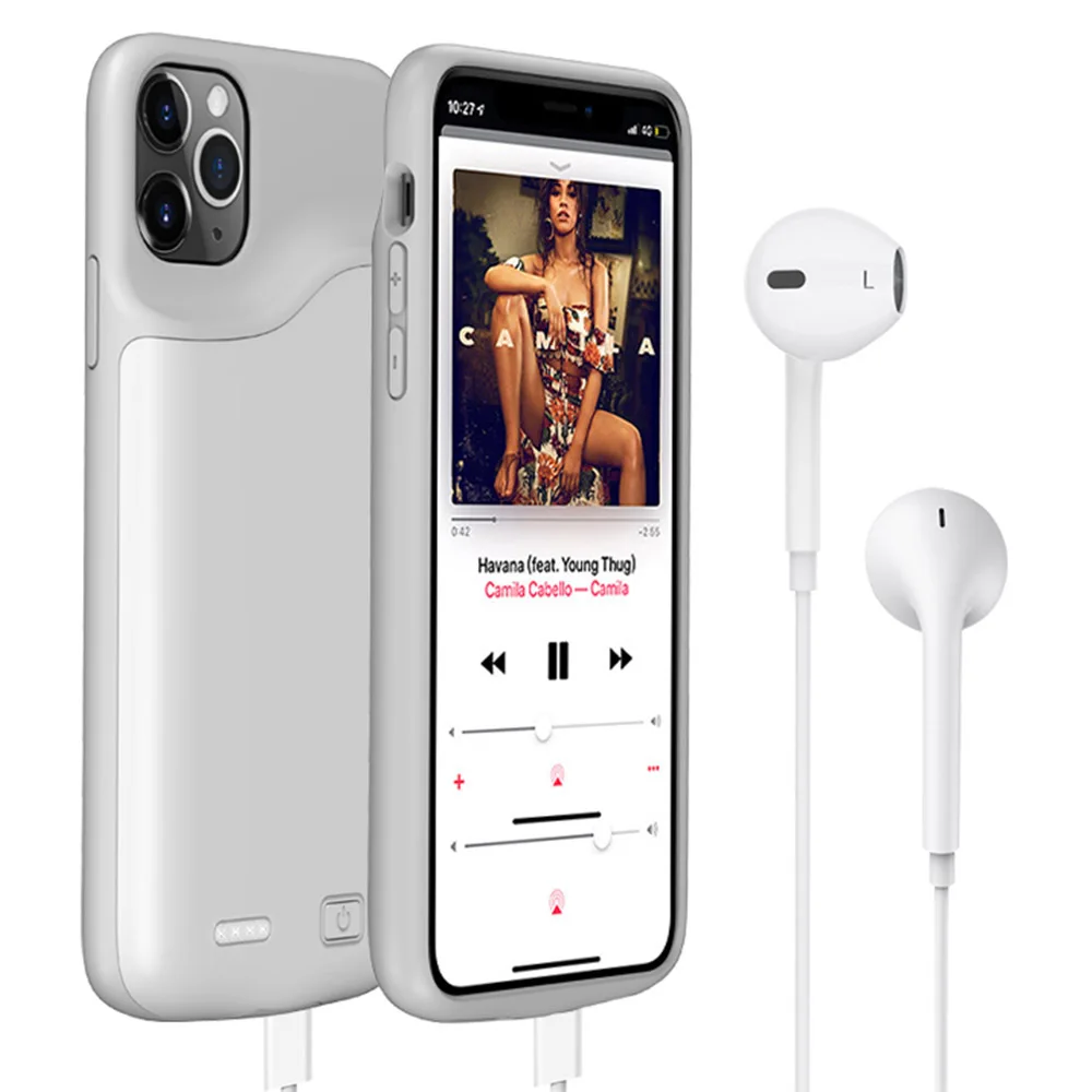 6000 мАч для iphone 11 11 Pro 11 Pro Max, чехол для зарядного устройства, чехол для смартфона, внешний аккумулятор для iphone 11 Pro Max, чехол для зарядного устройства