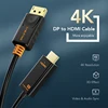 Cable DisplayPort a HDMI cable hdmi 4K/HD DP a HDMI 1080P/4K 60hz conversor DP 1,2 para HDTV proyector portátil PC C072 ► Foto 3/6