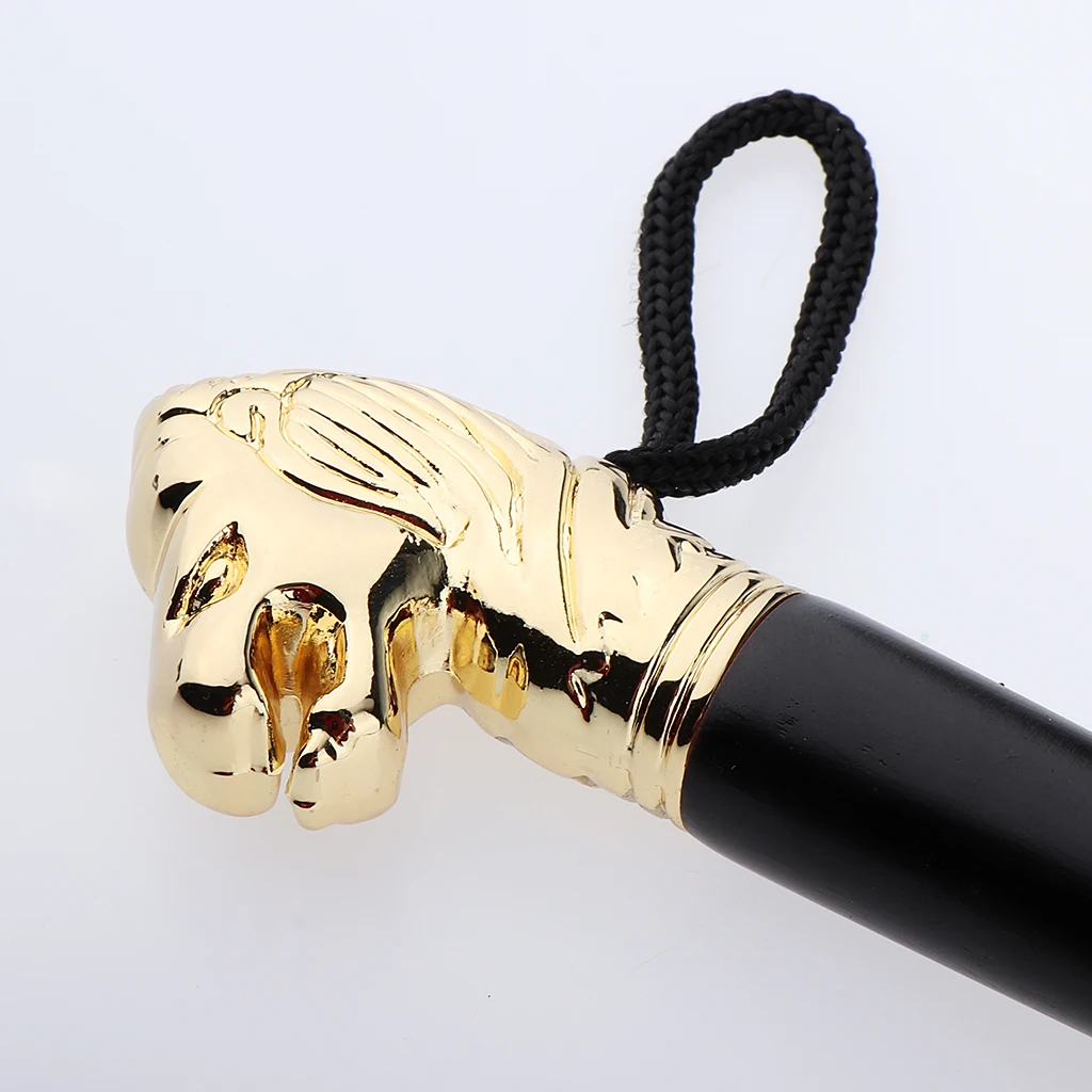 Fashion Lion Head Decoration Black Wood Handle Metal Shoehorn Shoe Horn Spoon Shoe Lifter