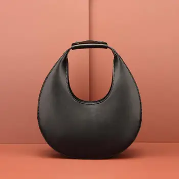 

Stylish Design Catwalk Moon Bag New Personality Simple Arc Handbag Bags for Women 2018