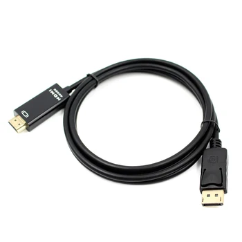 

1.8M / 6FT DisplayPort Display Port DP Male to HDMI Male M/M Cable Adapter for PC Laptop HD Projector