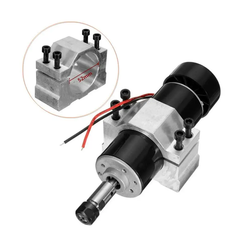 

DC 48V Brushless Motor 500W Spindle ER11 Grinding Drilling High Speed Air Cooling PCB Carving Speed Regulation Hand Drill