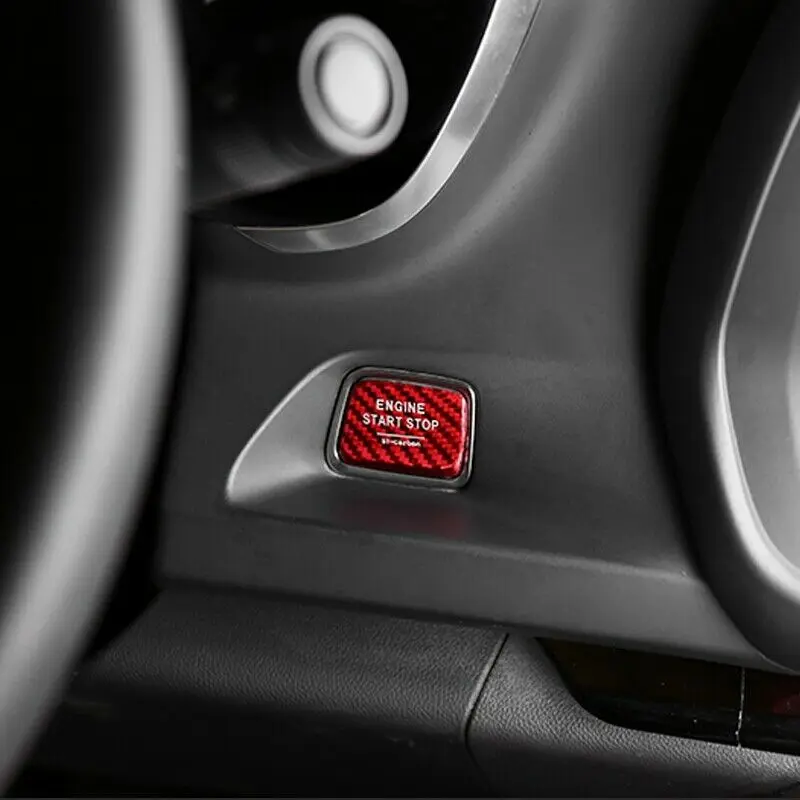 

Auto Start Stop Button Cover Trim Decoration Part For Chevrolet Camaro 2017-18
