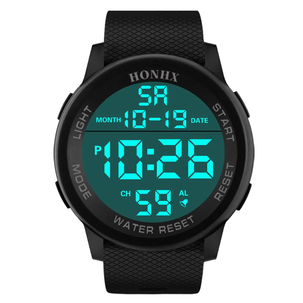 Fashion Outdoor Sport Watch Men Multifunction Watches Alarm Clock Waterproof Digital Reloj LED Display Mirror Montre Homme vintage digital watches