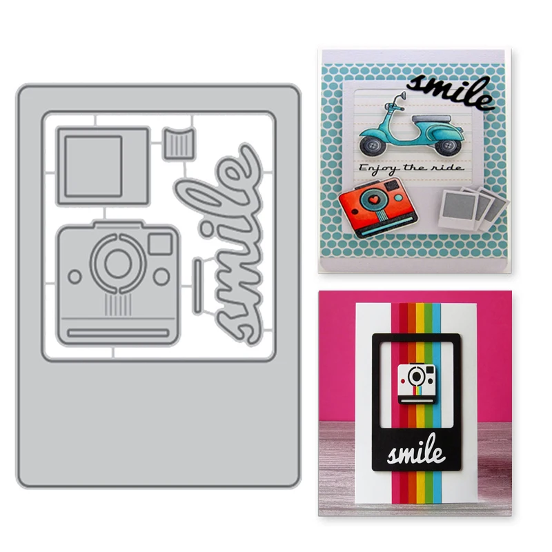 

Eastshape 5PCS/lot Camera Metal Cutting Dies Scrapbooking Polaroid Journal Dies Cutting Dies 2019 Decorative Card Making DIY