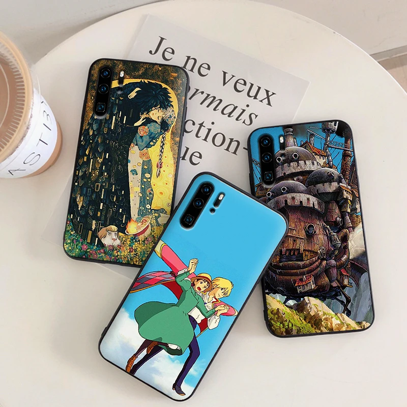 

Howl's Howls Moving Castle Case For Huawei Honor 7X 8X 9X Pro 8 9 10 Lite Honor Note 10 View 20 6A 7A 3GB 7A Pro Coque Funda