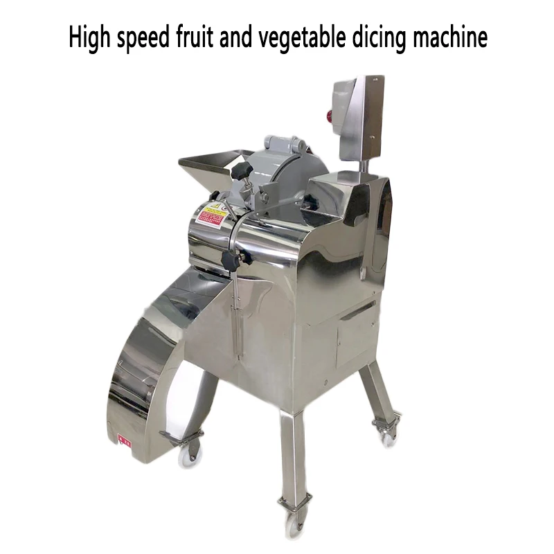 800kg/h Commercial Fruit Vegetable Dicer Cutter Highspeed Green Pepper