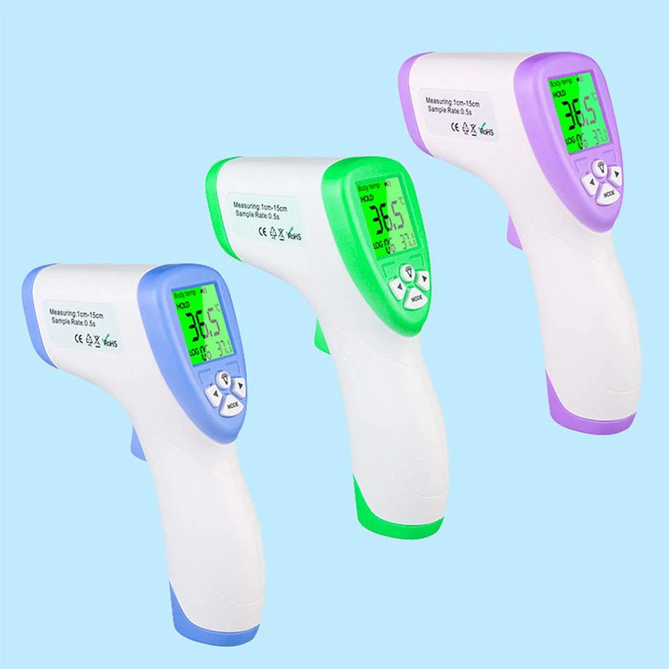 Digital infrared non-contact thermometer LED full-screen 1s rapid foreheadbody temperature measurement for infants and adults (3)