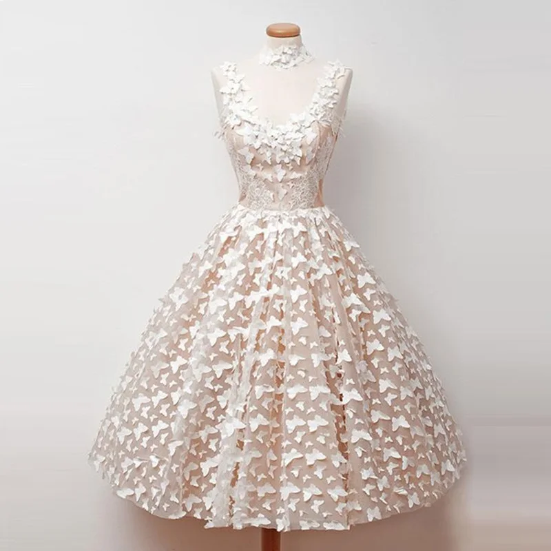 

Cocktail Dresses Robe Butterflies elegant party 2022 Short Vestidos Homecoming Dress