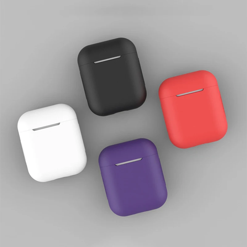 Силиконовый чехол Защитный для Apple AirPods TPU Bluetooth наушники Мягкий силиконовый Air Pods 2