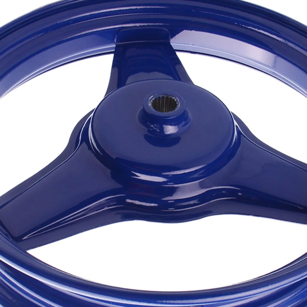 Motorcycle Rear Rim Wheel Replacement for Yamaha PY50 PW50 (Blue)
