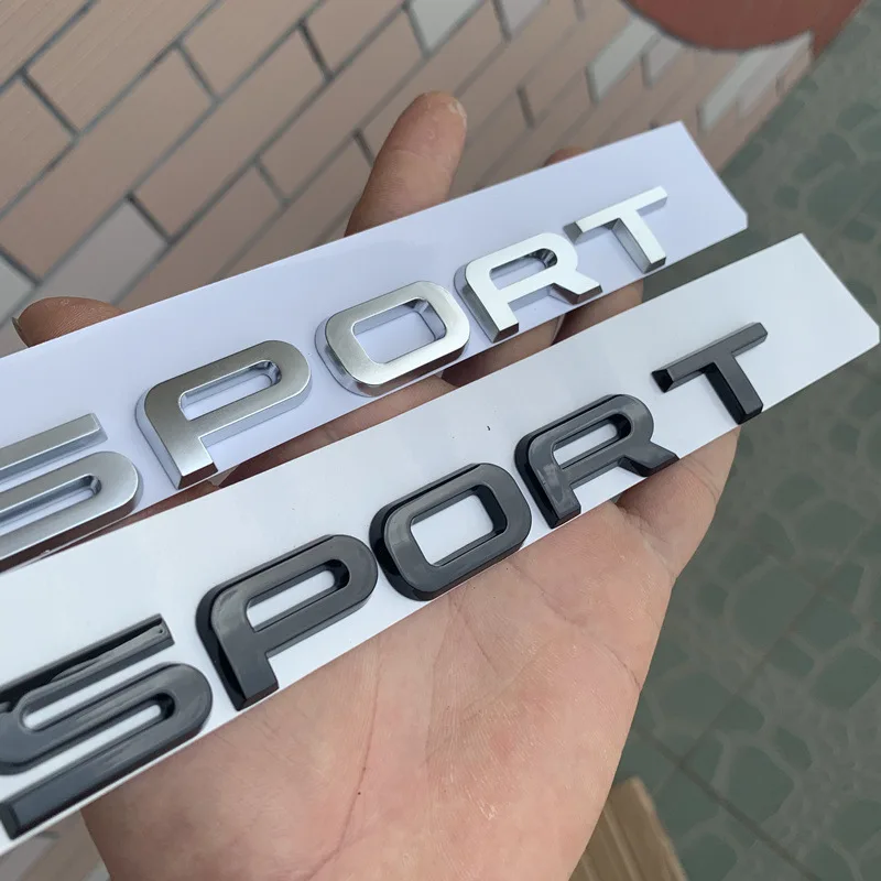 

Luxury SCV6 SDV6 SDV8 Si4 Bar Badge Car Styling Trunk Sticker SPORT Emblem for Land Range Rover SV Autobiography Discovery HSE