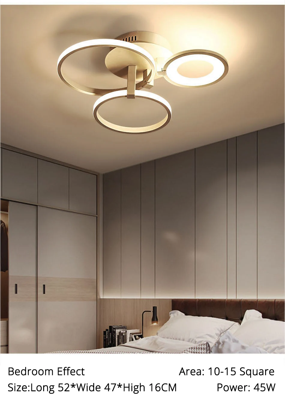 Светодиодные потолочные светильники для гостиной, спальни, простая лампа, атмосферная домашняя Модная креативная индивидуальная Светодиодная лампа для помещений