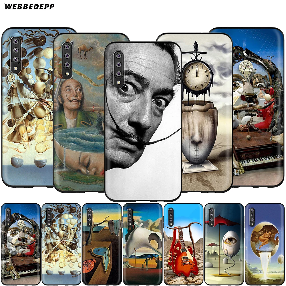 Webbedepp Alvador Dali чехол для Samsung Galaxy S7 S8 S9 S10 Plus Edge Note 10 8 9 A10 A20 A30 A40 A50 A60 A70|Бамперы| |
