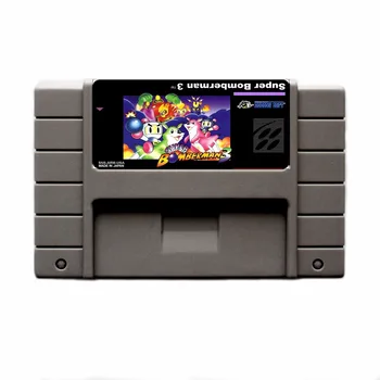 

Super bomberman 3 16 bit Big Gray Game Card For USA NTSC Game Player