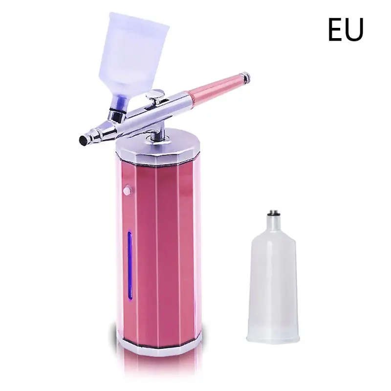 EU Wireless Handheld Nano Oxygen Injecting Apparatus Portable Beauty Instrument Facial Water Replenishing High Pressure Sprayer - Цвет: EU