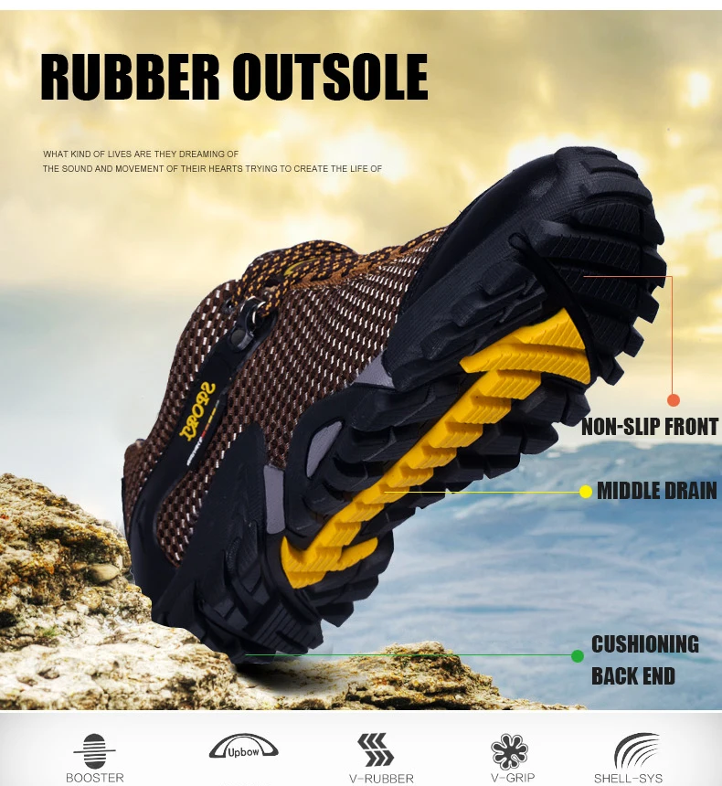 Durable cow leather climbing shoes for outdoor activities15