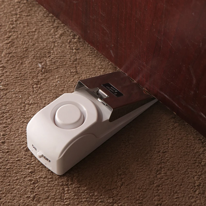 1pc Alarm Wireless Door Stopper Home Travel Security Portable System Safety Wedge Alert Door Stopper