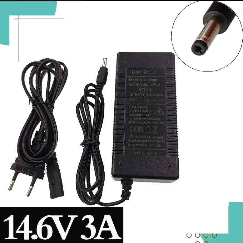 

14.6V 3A Battery Charger for 4S 3.2V 4 Series LiFePO4 Battery Charger, True 3A Constant Charge Current, Free Shipping