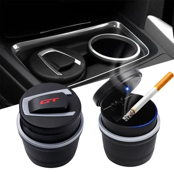 

Car Ashtray Garbage Coin Storage Cup Container Cigar Ash Tray For BMW X1 X3 X5 X6 E83 F25 GT Ford GT Accessories Car Styling
