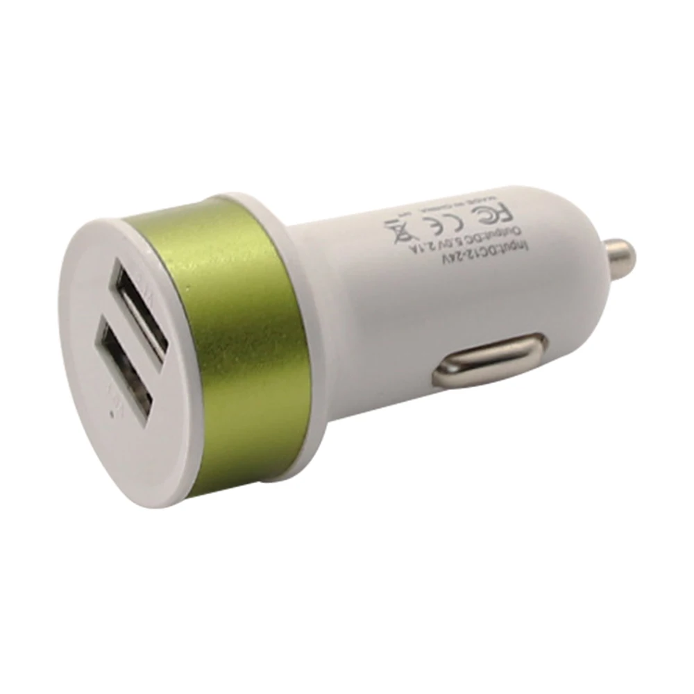 Мини USB Автомобильное зарядное устройство 1 шт. мобильный телефон планшет GPS 2.1A
