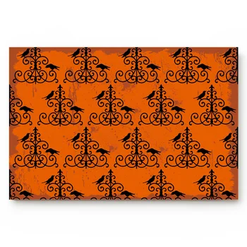 

Kitchen Mat Halloween Theme Black Crow Doormat Home Decoration Anti-Slip Entrance Door Mats Kitchen Carpet Door Mats Outdoor