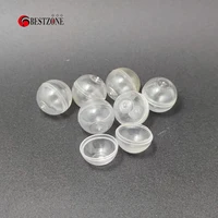 Mini 100Pcs 0.59Inch D15MM Clear Transparent Plastic Small Capsules Toys Surprise Ball Empty Eggshell Kids Box Tiny Paintba Prop 2
