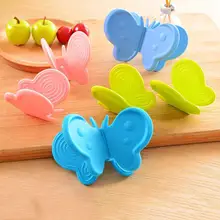 В форме бабочки силиконовые анти-ожоги устройства кухонный инструмент