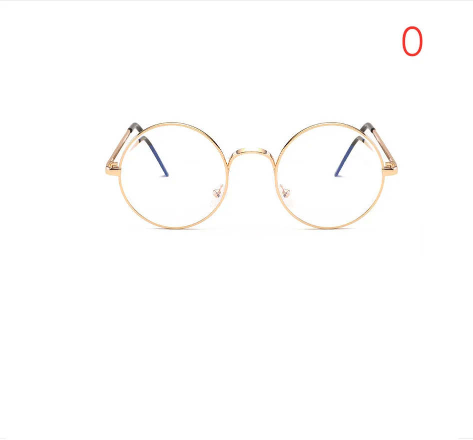 GN5 gold frame GLTREE готовое изделие круглые очки для близорукости Ретро тренд полностью металлические очки Сверхлегкая рама унисекс очки для близорукости-1,0-4,0 GN5 - Цвет оправы: GN5 gold frame