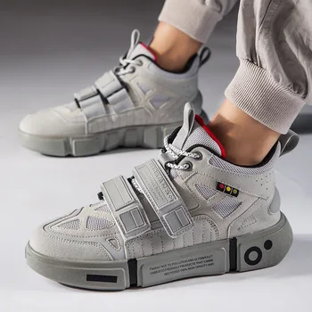 

Vintage Dad Men Sneakers 2121 Nice Kanye West Hip Hop Dancing Light Breathable Men Casual Hook Loop Sneakers Zapatos Hombre