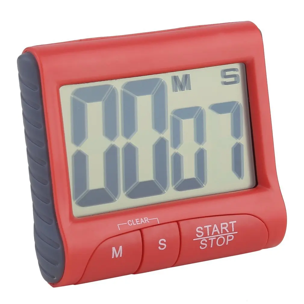 

Super Deal Large LCD Digital Kitchen Timer Count-Down Up Clock Loud Alarm Up to 99 Minutes And 59 Seconds Loud Alarm