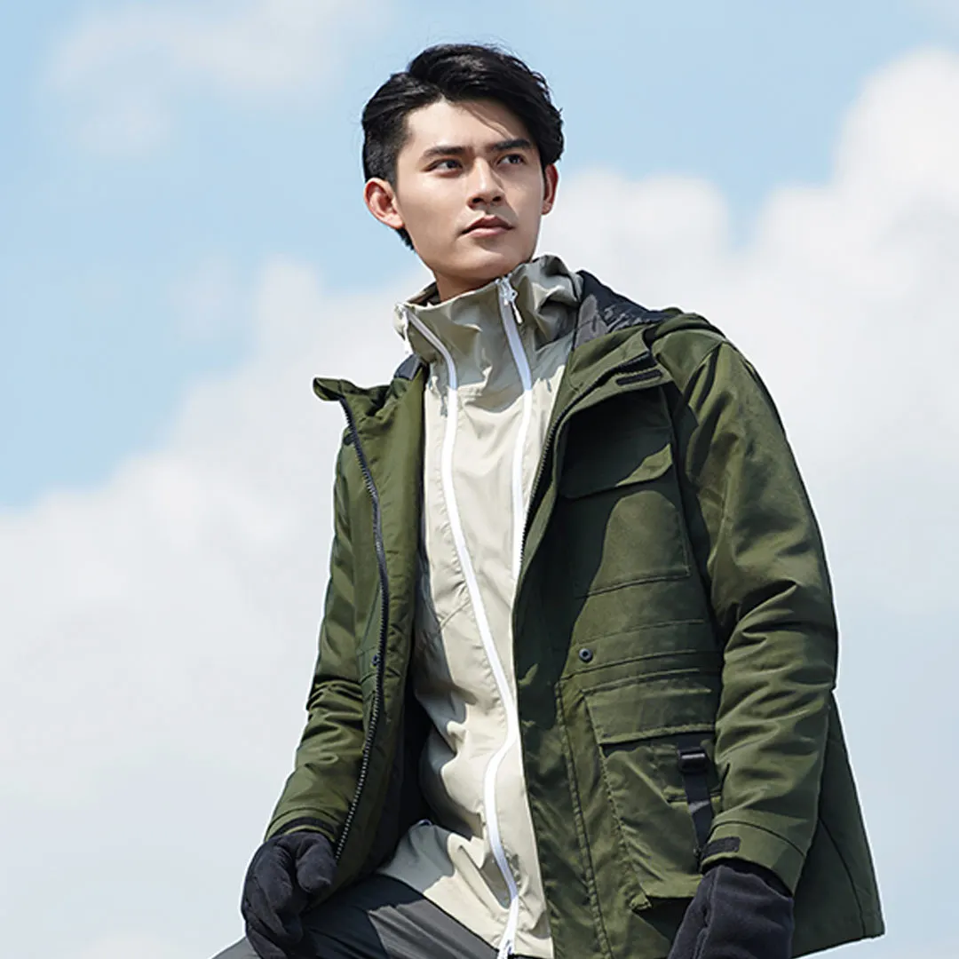 Xiaomi Youpin Uleemark Для Мужчин's оснастки хлопковая куртка 3m теплые удобные бархатные ткань "с памятью" Зимняя оснастка Стиль дизайн