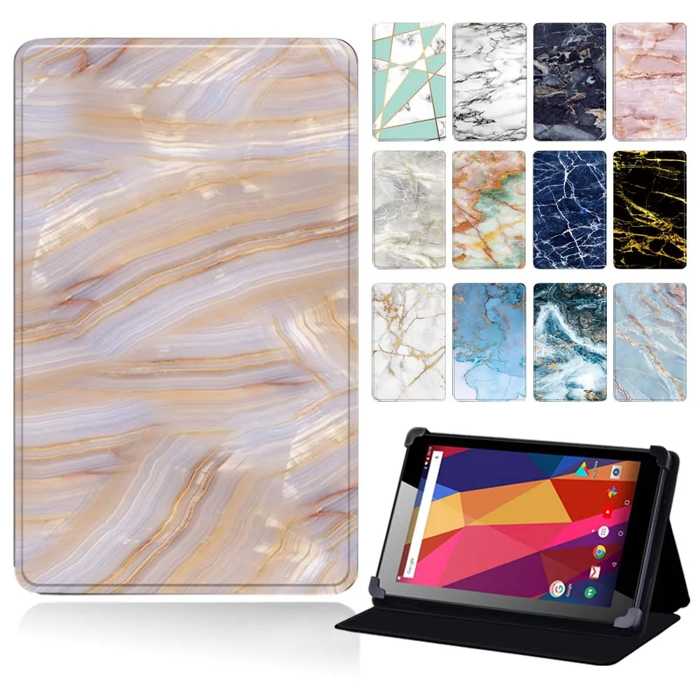 

Universal Tablet Case for Alba 7 Inch Android /8 Inch/10 Inch Stand-Up Anti-Fall Pu Leather Tablet Case + Free Stylus