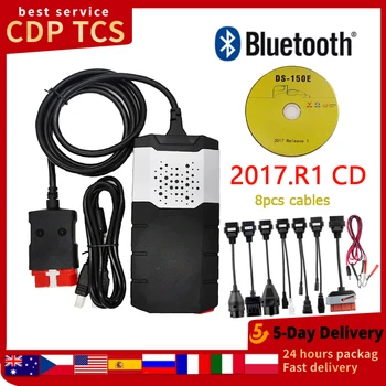

OBD2 2017.R1 delphis ds150e cdp tcs Bluetooth VCI vd diagnostic repair tool obd2 scanner with DS150E car diagnostic CDP TCS