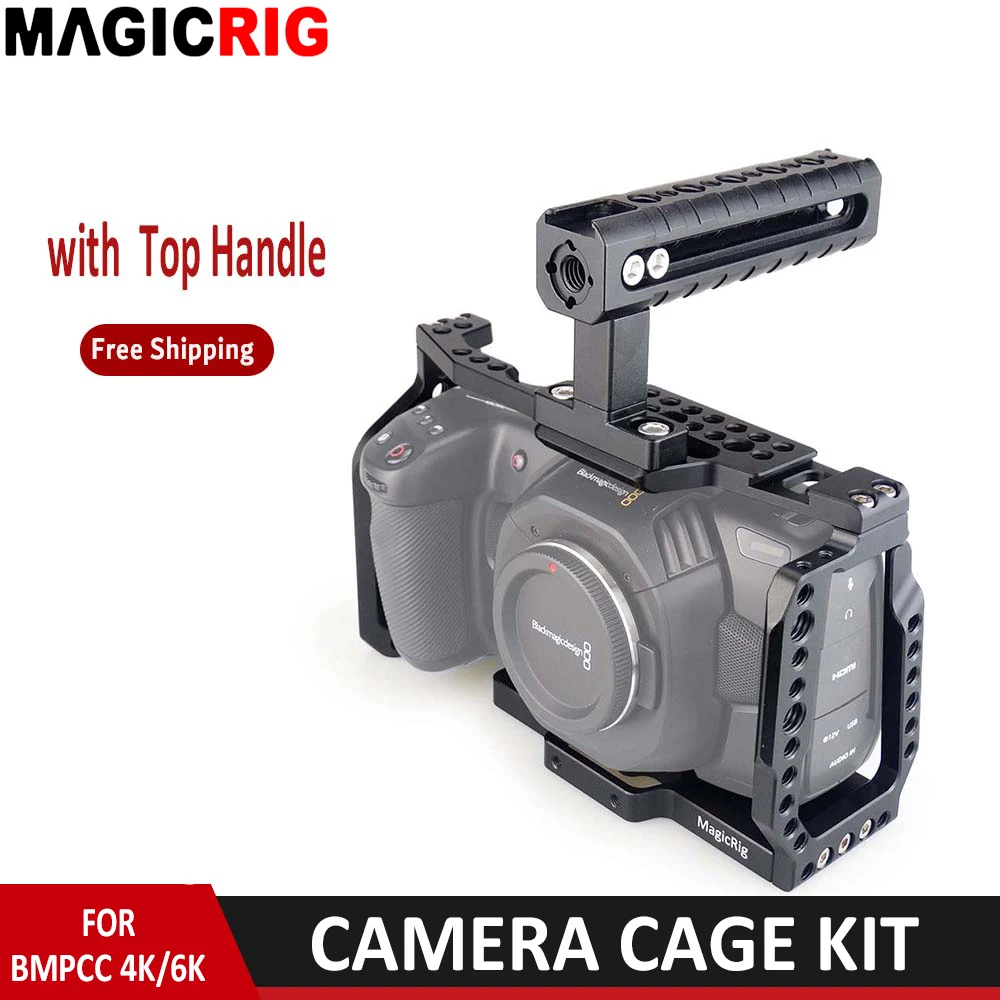 Набор клетки MAGICRIG для камеры с верхней ручкой карманной кинокамеры Blackmagic BMPCC 4K/6K