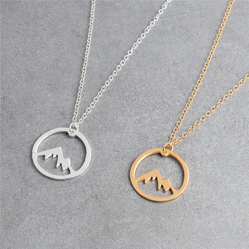 Mountain Necklace Mountain Range Charm Pendant Jewelry Mountains Are