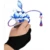 HUIYOU 2pcs Black 2 finger artist glove anti-fouling for drawing painting digital tablet writing glove for Art Students