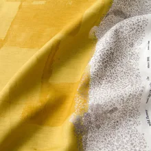 Полметра японский Nani IRO ткань льняная ткань швейная DIY tissus дикий цветок B