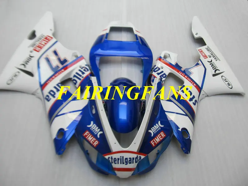 Обтекатель кузова мотоцикла для YAMAHA YZFR1 98 99 YZF R1 YZF1000 1998 1999 ABS белый синий