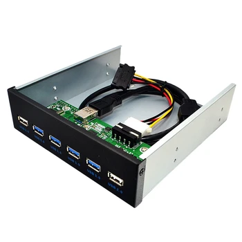 

2 Ports USB2.0+4 Ports USB3.0 Desktop Front Panel Optical Drives Bay Expansion for Computer Chassis 5.25 Inch CD-ROM
